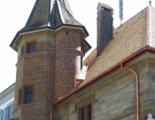 <h5>Hôtel de ville Morges : Couverture tuiles, revêtement cuivre</h5>
